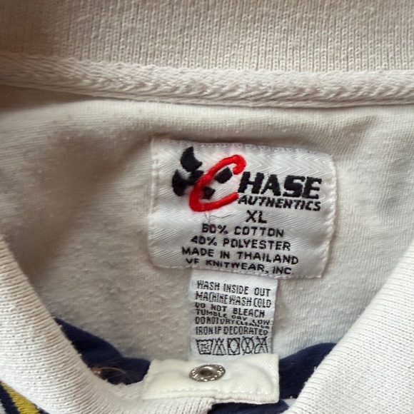 Chase Authentics Navy and Yellow Men's Polo Shirt - Picture 2 of 4